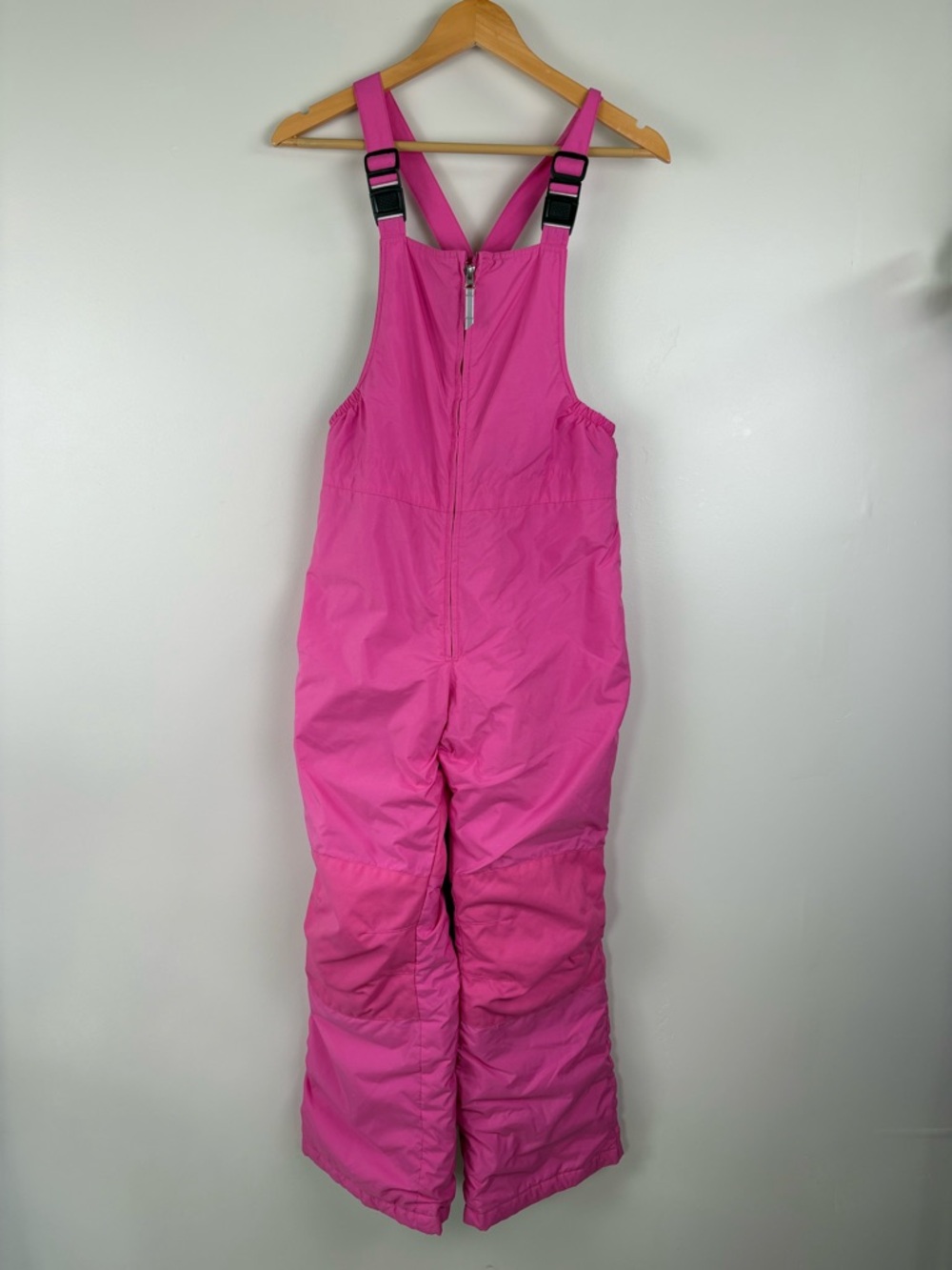 Lands End Kids Waterproof Insulated Snow Bibs in Pink Kid/Child Size 12